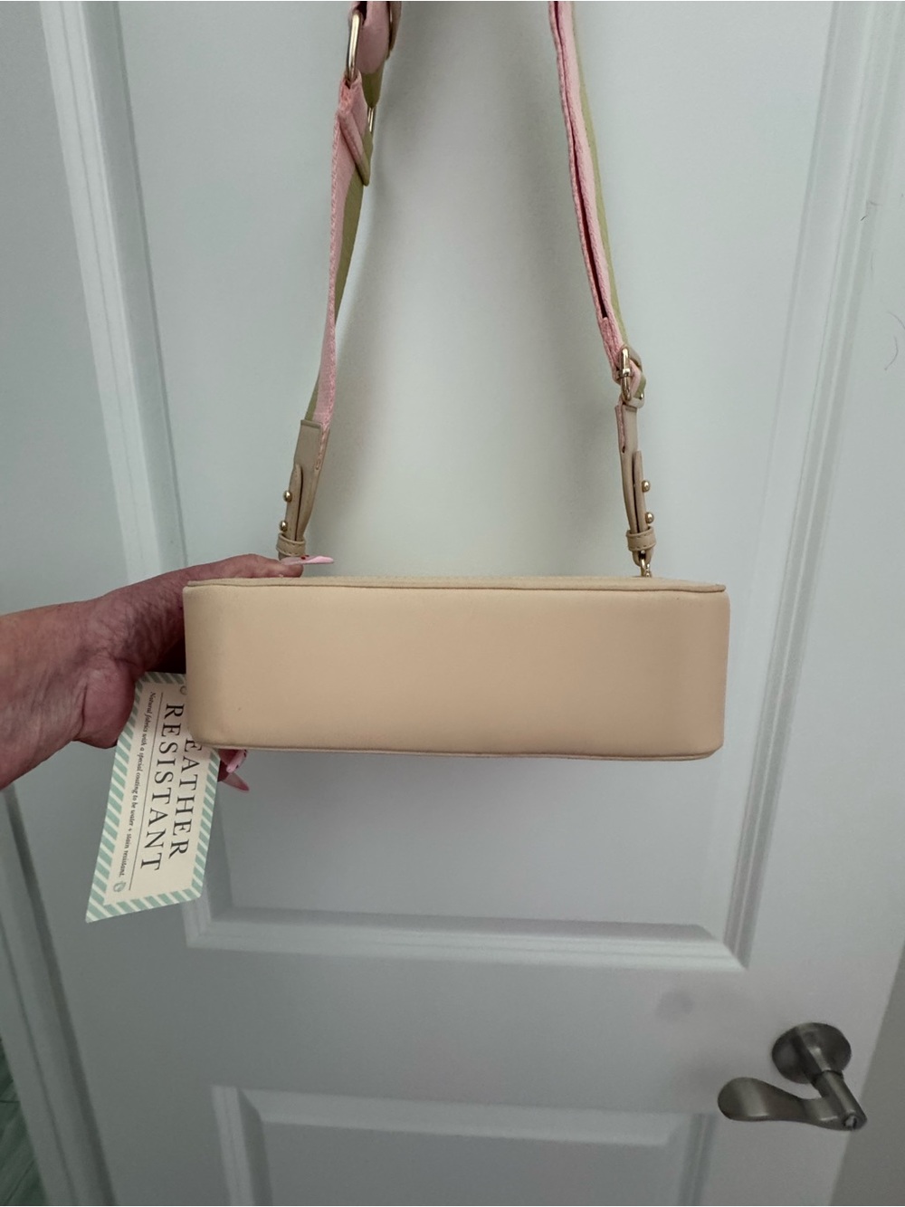 Spartina 449 Faye Crossbody bag in the Castillo Green Palms print, - Picture 6 of 9